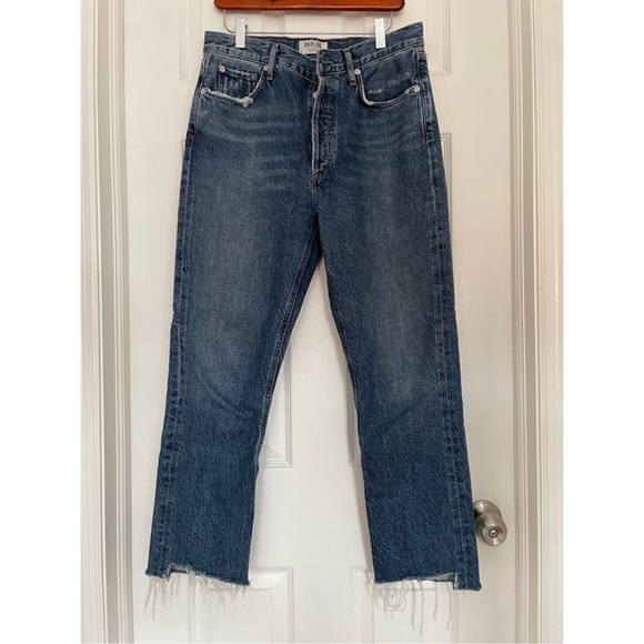 AGOLDE Riley High Rise Straight Crop - Picture 4 of 10